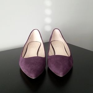 Franco Sarto purple suede 7.5 flats